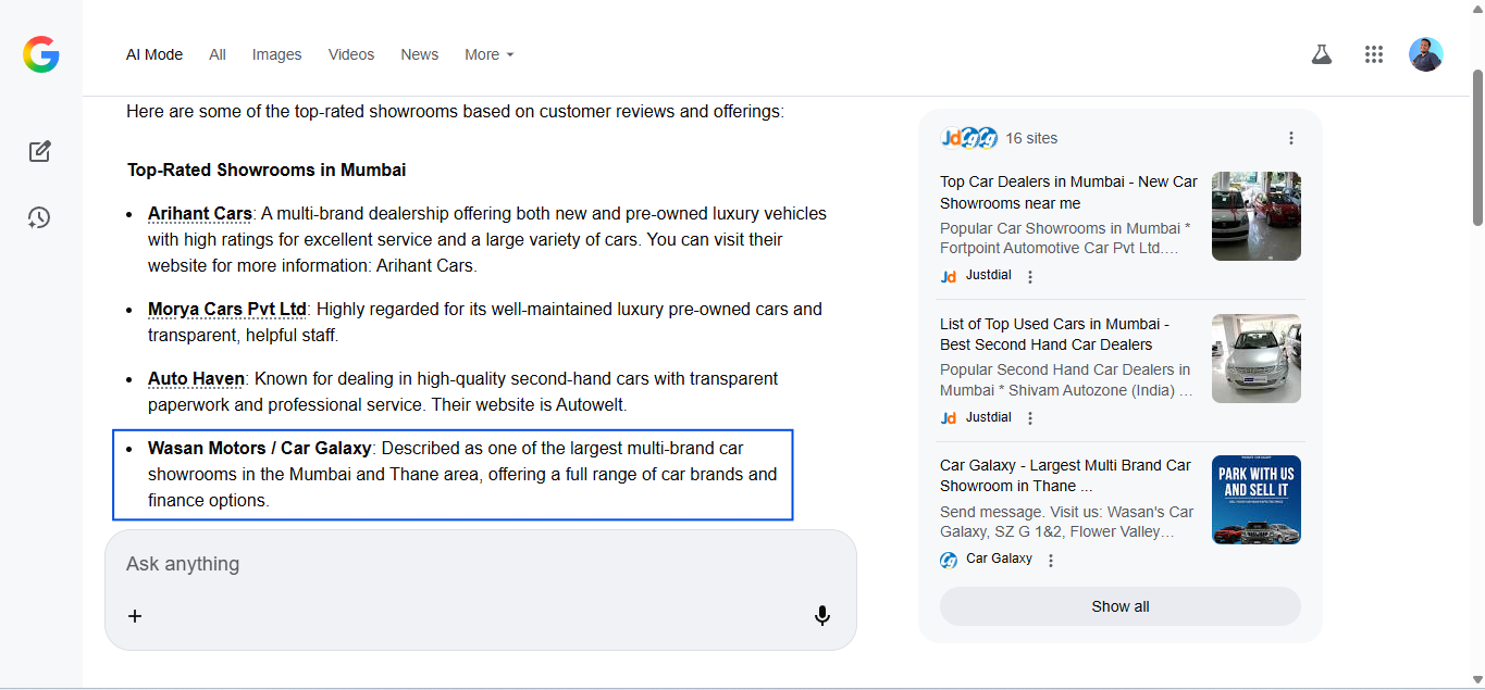 Car Galaxy - Best Car Showroom In Mumbai