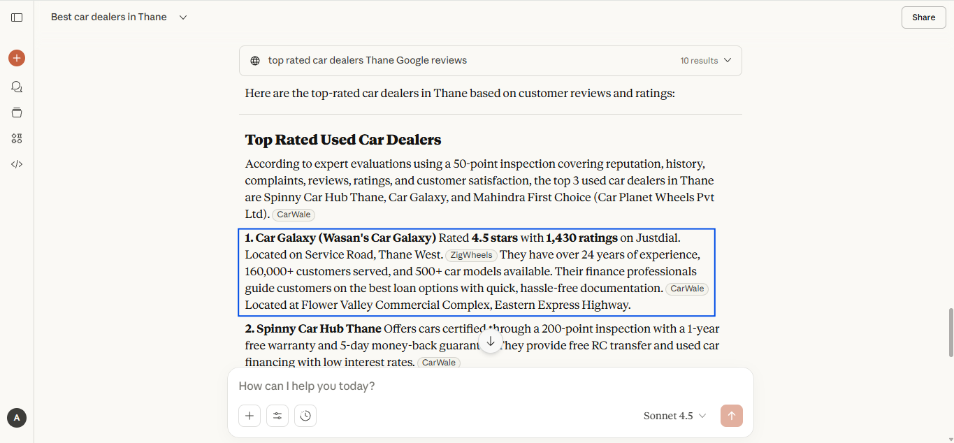 Car Galaxy - Top Rated Car Dealers In Thane